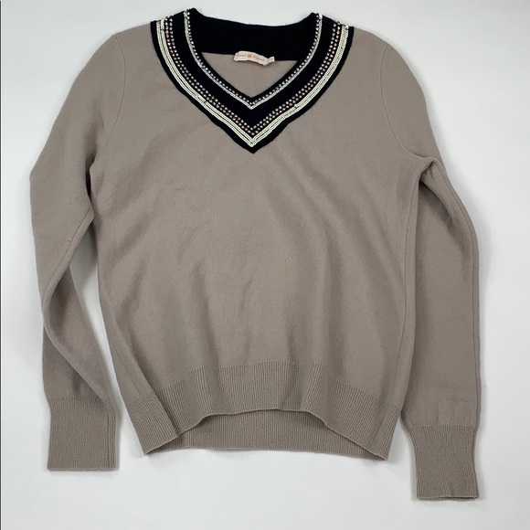 Tory Burch Sweaters - Tory Burch Beaded Collar Sweater Tory Burch Sweaters - Tory Burch Beaded Collar Sweater